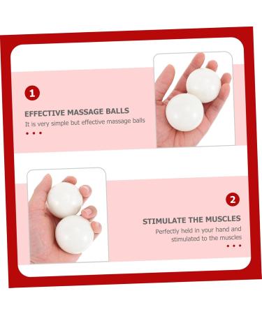 Clispeed Massage Fitness Balls - 2 Sets for Hand Relaxation & Stress Relief - Marble Stress Reduction Balls 5.3x5.3cm - Ideal for International Shipping - Buy Online on GoSupps.com