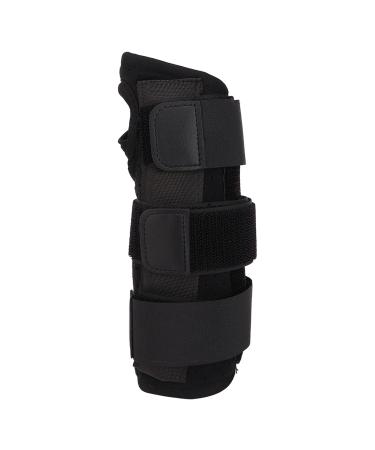 Yosoo Wrist Support Brace for Pain Relief - Breathable Elastic Hand Wraps & Straps for Arthritis Recovery (Left Hand Black - Buy Online on GoSupps.com