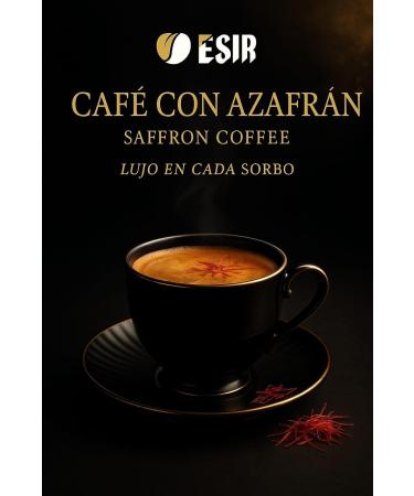 Esir. Caf torr fi moulu au safran - Sachet 200 g M lange Gourmet de caf et de safran de haute qualit 100% Naturel (Pack of 1 Safran) - Buy Online on GoSupps.com