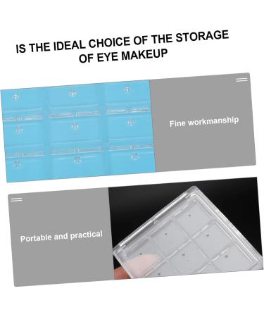 Beavorty 32 Pcs Eye Shadow Box Cosmetic Travel Containers Powder Jar Makeup Organizer Case Lipstick Acrylic 8x8cmx8pcs Transparent Colorx8pcs - Buy Online on GoSupps.com