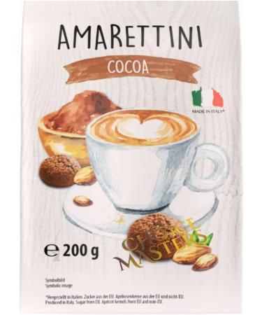 Amaretti Biscuit Gift - Authentic Italian Amarettini Cocoa Biscuits - 200g - Buy Online on GoSupps.com