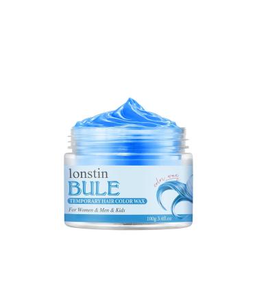 Temporary Blue Hair Color Wax - Washable Instant Hair Dye Gel for Men & Women | Perfect for Halloween & Parties - Buy Online on GoSupps.com