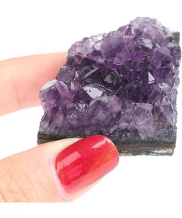 for Natural Amethyst Cluster Quartz Crystal Specimen Stones Gift Rough Ore Geography Teaching Raw Stones and Minerals ERBDRGAZ (Color : L) - Buy Online on GoSupps.com