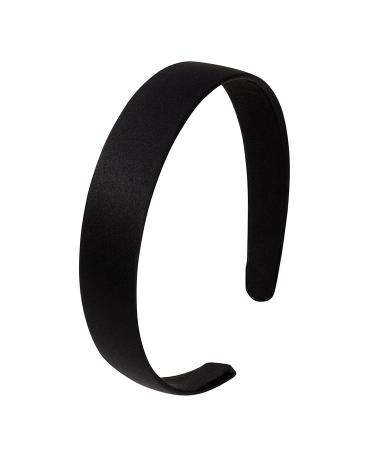 Black Satin Covered Headbands for Women or Teens - 24 Pack (4.8 x 5.75 x 1 In) - Buy Online on GoSupps.com