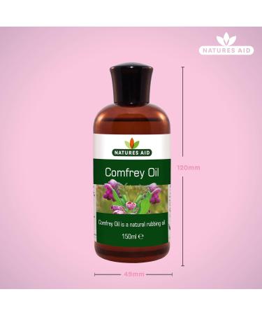 Natures Aid Comfrey Oil (Knitbone Natural Rubbing Oil Suitable for Vegetarians Made in the UK) 5023652041509 150 ml (Pack of 2) - Buy Online on GoSupps.com