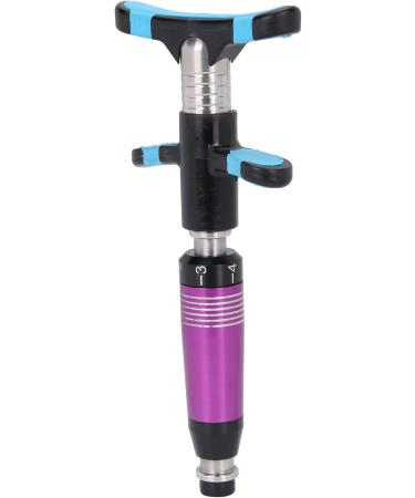 Manual Spine Correction Gun - Handheld Chiropractic Adjustment Tool | Stainless Steel Vertebral Setting Device for Pain Relief (Violet) - Buy Online on GoSupps.com
