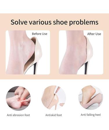 Heel Pads for Shoes - 2 Pairs Anti-Slip Liner Cushions | Prevent Rubbing & Slipping - Perfect for Comfort & Support - Buy Online on GoSupps.com