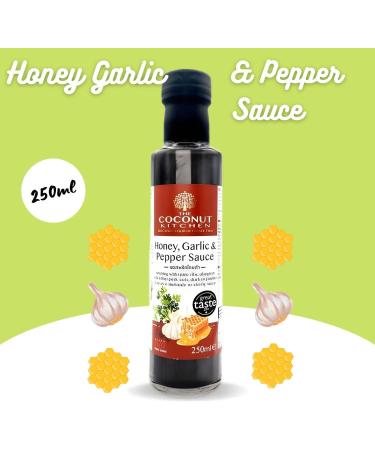 Coconut Kitchen Sauce Bottle Pick N Mix | Choose From 6 Flavours | Chilli Garlic Honey-Garlic Miso Sesame Sriracha Hot-Chilli Sweet-Chilli Thai Sweet - Pack of 2 x 250g - Buy Online on GoSupps.com