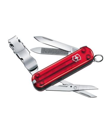 Victorinox Nail Clippers Nail Clip Standard Red Transparent