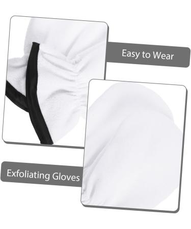 Healeved 1 Pair Maintenance Essential Oil Gloves Essential Oil Gloves Body Scrub Bath Shower Wax Hand Mitts Scrubber Mask Hand Mask Mittens Heating Gloves Polyester Bath Bag White Skin Care 29.00X16.00X1.00CM - Buy Online on GoSupps.com