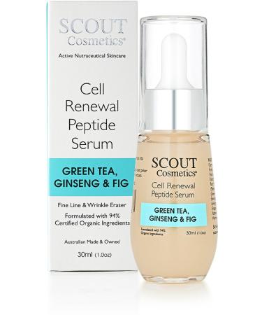 Cell Renewal Peptide Face Serum With Green Tea Ginseng And Fig
