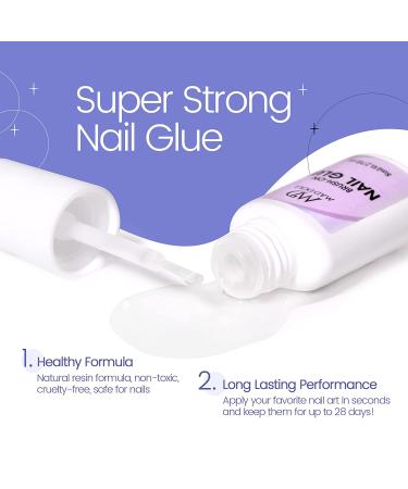 8ML Super Strong Nail Glue for Acrylic Nails, Press on Nails & Tips - Long-Lasting Professional Bond for Nail Repair - Buy Online on GoSupps.com