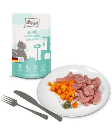 Mjamjam Mix Package IV for Cats - 12 x 125g Premium Wet Food Grain-Free Turkey & Pumpkin Bundle - International Shipping Available - Buy Online on GoSupps.com