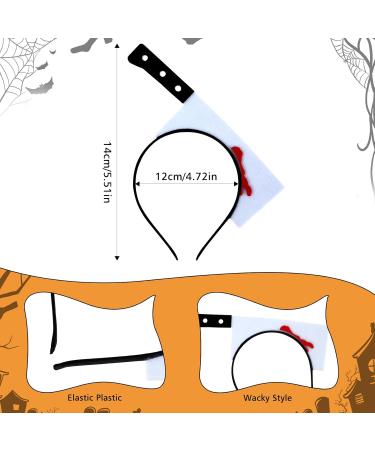 Sibba Halloween Knife Hair Hoop Cosplay Headband Knife Hair band Hair Accessories for Halloween Decorations Party Supplies(Knife) - Buy Online on GoSupps.com