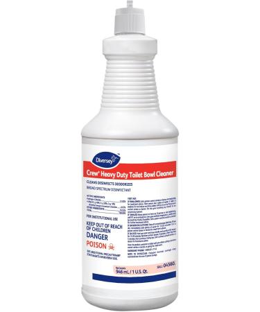 Buy CREW 04560 Heavy Duty Toilet Bowl Cleaner - Disinfectant with 23% HCI Mint Scent 32-Ounce - Rust & Lime Scale Remover - International Shipping Available - Buy Online on GoSupps.com
