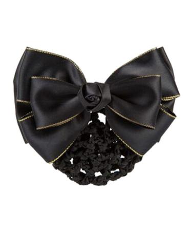 Bowknot Snood Net Net Hair Clip Net Hair Clip Barrette Hairnet Womens Bow Barrette Girls Hairdressing Snood Net Hairnet Hair Clip Bun Cover E14