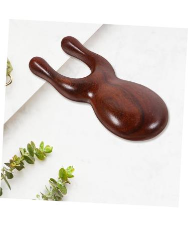 Frcolor Hand Massager & Shiatsu Face Care Tools - Wood Nasal Scraper 2 Pcs 9x3.5cm - Easy Travel Beauty & Urban Health Device - Buy Online on GoSupps.com