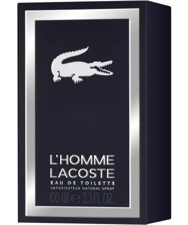 Lacoste L'homme Eau de Toilette Spray 3.3 Ounce (Pack of 1) - Buy Online on GoSupps.com