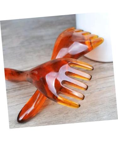 CLISPEED 4-Piece Gua Sha Head Massage Tool Set - Multi-Purpose Jade Massage Comb for Relaxation & Wellness - Buy Online on GoSupps.com