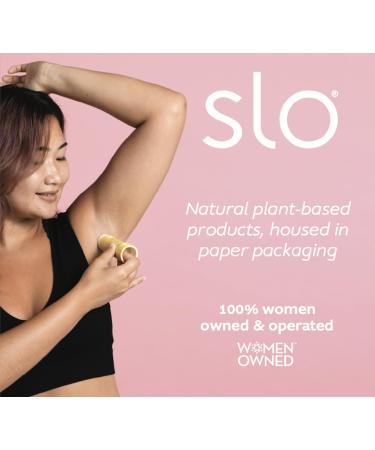 Slo | Sensitive Skin Natural Deodorant - All Natural Ingredients Vegan & Cruelty Free Paper Packaging | Bicarb Free + Wild Orange 1.94oz - Buy Online on GoSupps.com