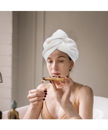 Hair Drying Towel Cap - Fast Absorbent Hair Towel Wrap for Kids & Adults | Perfect Hair Turban for Quick Drying - Buy Online on GoSupps.com