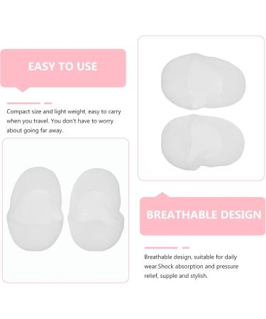 Lurrose Gel Spa Socks - Moisturizing Foot Care for Men & Women | 2 Pairs - Night Care for Dry Cracked Feet | White 19x8.7 cm - Buy Online on GoSupps.com