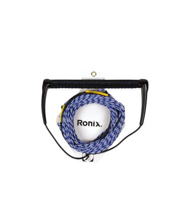 Ronix Combo 4.0 Hide Grip Wakeboard Handle w/ Solin Rope Grip- 1.15 in. Diameter / Rope- 75ft Blue
