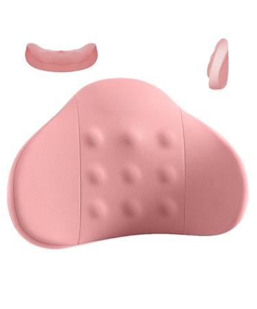 Car Lumbar Support - Lumbar Pillow for Driver | Soft Lumbar Pillow for Lower Back Discomfort Relief Car Back Cushion for Driving Ergonomic Lumbar Support for Car Pink