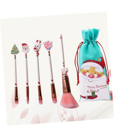 12 Pcs Abaodam Concealer Brush Set - Perfect Christmas Cosmetic Tools for Women | Foundation Lipstick & Blending Brushes with Toiletry Bag - Travel-Friendly Mermaid Design - Buy Online on GoSupps.com