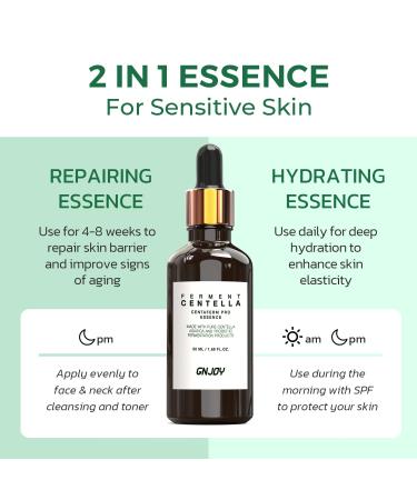 GNJOY Centella Asiatica Moisturizer Phytocin Cream & Centella Serum - Hydrating Soothing Barrier Repair Calming Revitalize Glowing - Buy Online on GoSupps.com