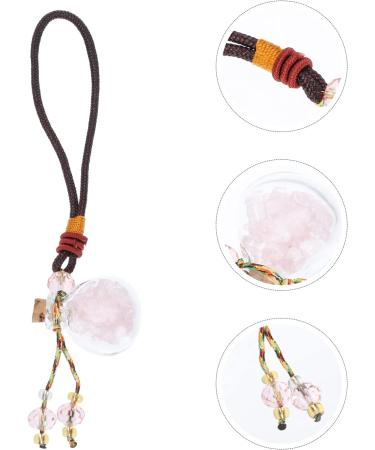Minkissy 1pc Essential Oil Perfume Bottle Car Diffuser Auto Perfume Bottle Pendant Car Hanging Car Crystal Hanging Accessories Car Interior Ornament Crystal Car Glass Five Elements Stone Assorted Color - Buy Online on GoSupps.com