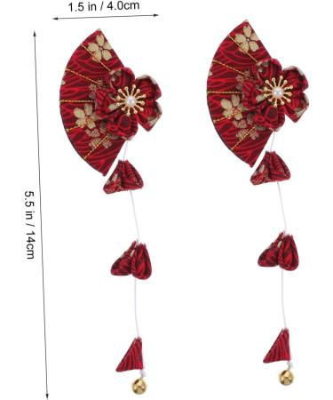 minkissy 3 Pairs Hairpin Japanese Style Hair Clip Hair Clips for Women Hair Clip for Women Cherry Blossom Hair Accessories Japanese-style Hair Clip Tassel Pendant Miss Zinc Alloy Bathrobe - Buy Online on GoSupps.com