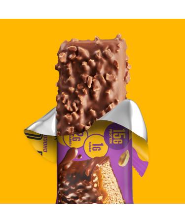 FULFIL Protein Snack Bars Chocolate Peanut Caramel Flavored Gluten Free with 15g Protein Pantry Staples 12 Count FULFIL Chocolate Peanut Caramel 15g - Buy Online on GoSupps.com