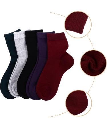5 Pairs Gel Ripstop Socks Cotton Socks for Women Womens Socks Cracked Spa Socks Socks Moisturizing Cotton Socks Foot Care Silicone Sock Anti Cracking Sock Cracked Heel Sock Beatifufu - Buy Online on GoSupps.com