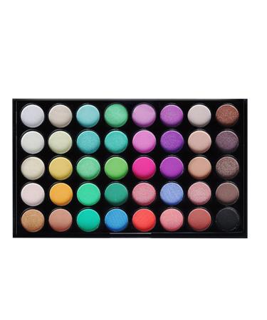 40 Colors Eyeshadow Matte and Glitter Eye Shadow Palette Watercolor Pigment Cosmetic Makeup Set Suitable for Birthdays or Various Holidays(#2)