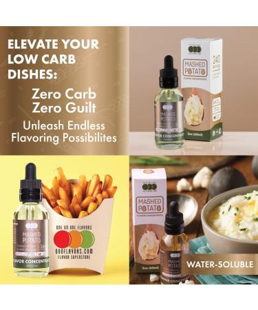 OOOFlavors Mashed Potato Flavored Liquid Concentrate Unsweetened (30ml) - Buy Online on GoSupps.com