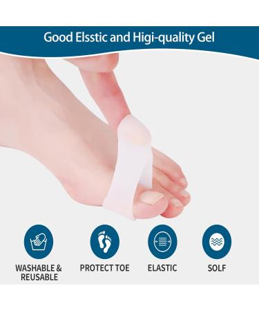 Gel Big Toe Sleeves 10-Pack - Pain Relief for Corns Blisters & Hammer Toes | Toe Protectors for Comfort & Healing - Buy Online on GoSupps.com