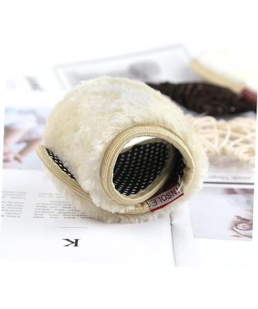 Beaupretty Fluffy Insole Slippers for Women & Men | Cozy Foam Insert Plush Slippers | Warm Imitation Wool House Shoes for Children | Beige 26.5X9X1.8cm - Buy Online on GoSupps.com