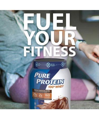 Pure Whey Protein Powder - Natural Vanilla, High Protein, Low Sugar, Gluten Free, 1.6 lbs - Buy Online on GoSupps.com