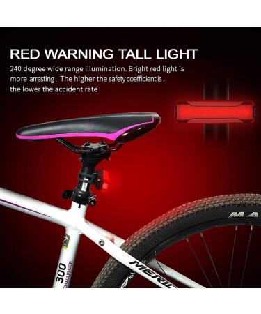 Ovetour USB Rechargeable Bike Tail Light 2 Pack - Ultra Bright LED Rear Light with 50 Hours Runtime | 5 Light Modes | IPX5 Waterproof | Includes 2 USB Cables - Buy Online on GoSupps.com