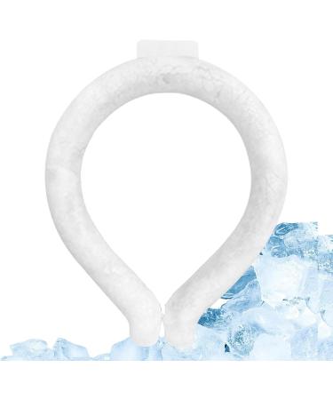 Cooling Device for Neck - Collar Ice Tube for Body Cooling Neck Wraps - Outdoor Wearable Cooling Wraps for Offices Concerts Home Gym Fanelod White Below 18 Degrees - Buy Online on GoSupps.com