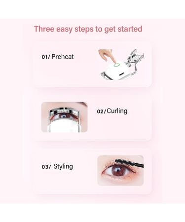 Electric Eyelash Curler Heated Eyelash Curlers Rapid Heated Lash Curler Two Speed Temperature Control Heating Convenient Rechargeable Lash Curler for Women (-1413240060711) HURRISEo7apg840vk-11 - Buy Online on GoSupps.com