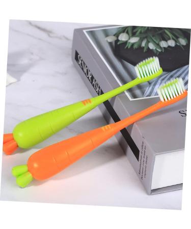 Healeved 8 STK Carrot Manual Toothbrush - Travel & Home Oral Care for Kids - Buy Online on GoSupps.com