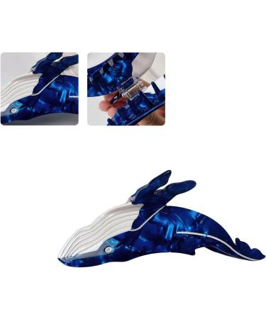 Animal Hair Claw Clip Hair Jaw Whale Shape Clip Headwear Hair Catch Barrettes Hairpin Clamps Hair Accessories For Women Animal Hair Claw Clip For Women Girls For Thick Hair Thin Hair Hair Accessories Blue - Buy Online on GoSupps.com