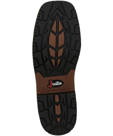 Justin Men's Derrickman Croc Print Western Work Boot - Camel, Size 10 - Buy Online on GoSupps.com