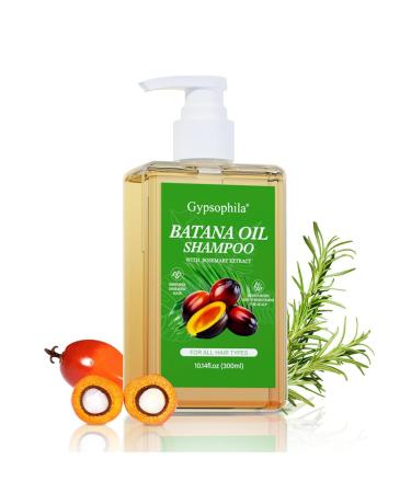 Shampooing l'huile de Batana avec extrait de romarin - Formule pour la croissance des cheveux et contre la chute des cheveux hydratation en profondeur renforce les racines (1PCS)