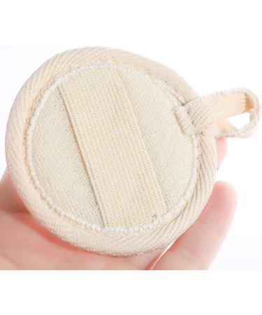 4 Pcs Loofah Exfoliating Facial Scrubber Set | Shower Loofah Sponges & Bath Spa Scrubbers for Dead Skin & Makeup Removal - Buy Online on GoSupps.com