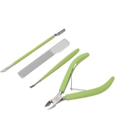 Manicure Tool Set Nail Clipper Set Travel Safe Fine Craft (Green) - Buy Online on GoSupps.com