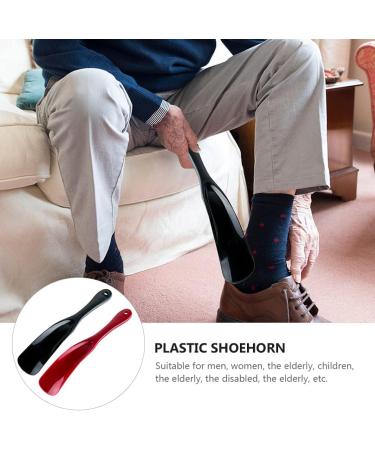 Beavorty Boot Jack 4Pcs Plastic Shoe Horn - Travel Shoe Lifter for Pregnancy Kids - Assorted Colors - Buy Online on GoSupps.com