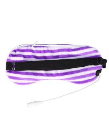 Sleep Eye Mask - USB for Eyes Sleeping Travel Portable Purple Stripe  - Buy Online on GoSupps.com